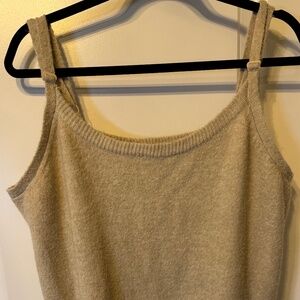 Torrid Taupe Knit Sweater Tank Top with Adjustable Straps – Size 3 (3X)